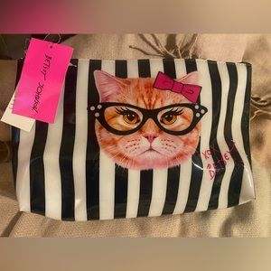 Betsey Johnson cosmetics bag